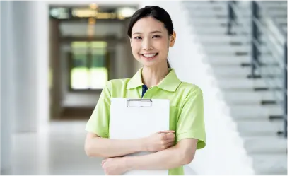 若くて元気なスタッフ